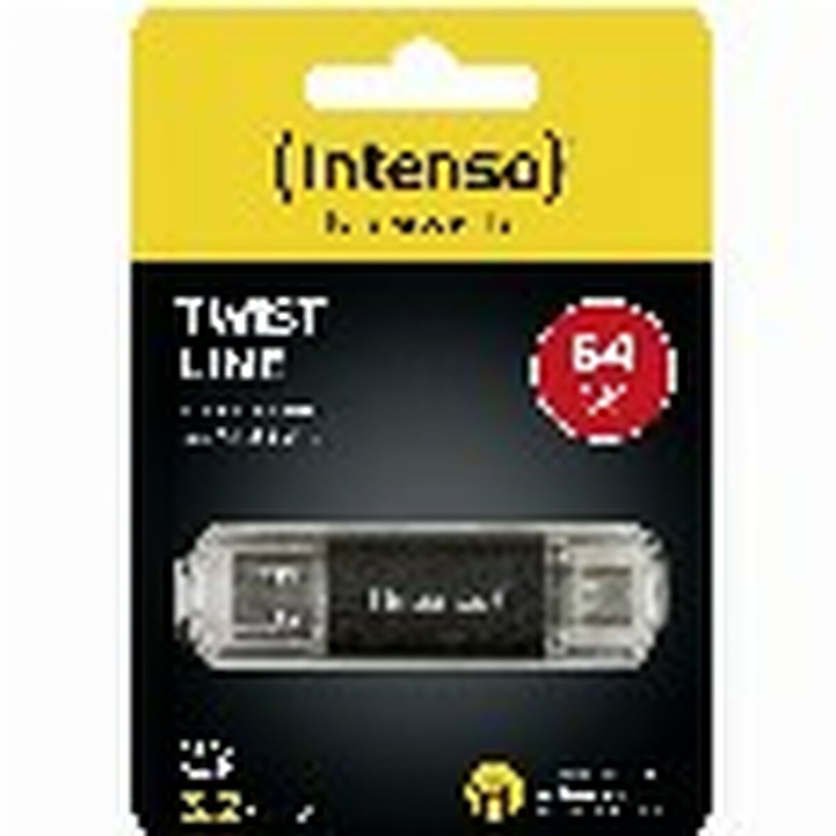 USB-tikku INTENSO 3539490 Antrasiitinharmaa 64 GB